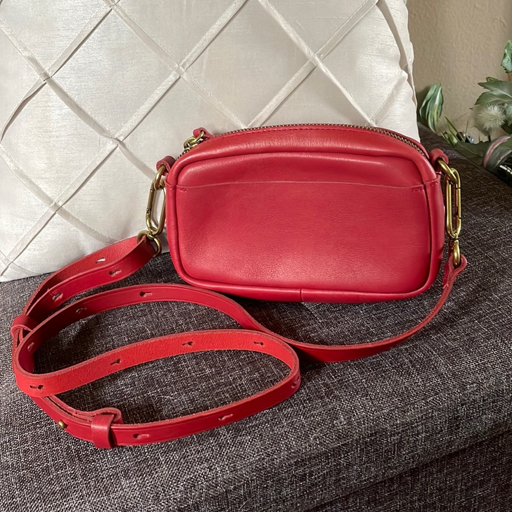 Madewell Mini Leather Carabiner Crossbody Bag